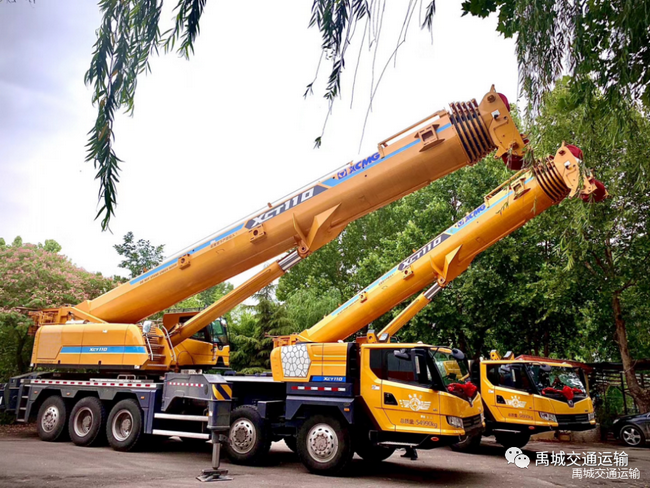 OD官方网站XCT110重型吊车交车仪式在禹城举行