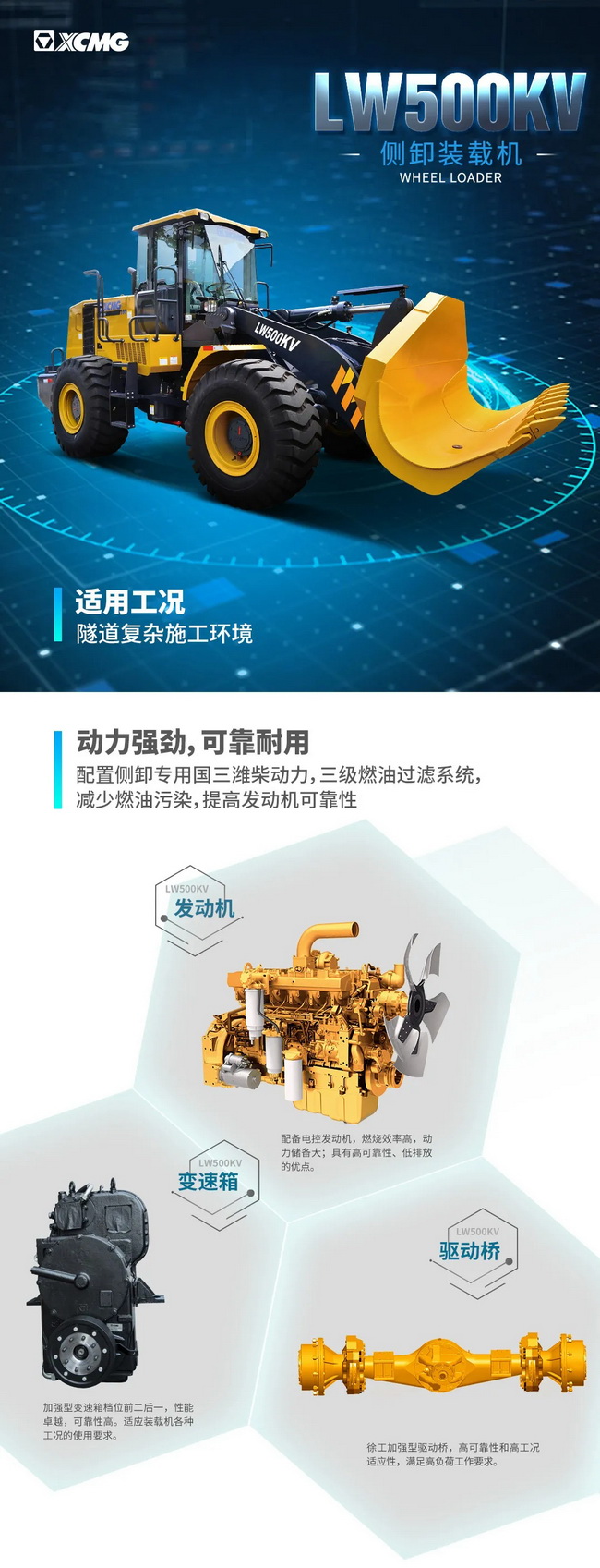 OD官方网站LW500KV侧卸装载机