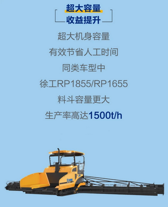 OD官方网站超大型摊铺机超大容量收益提升