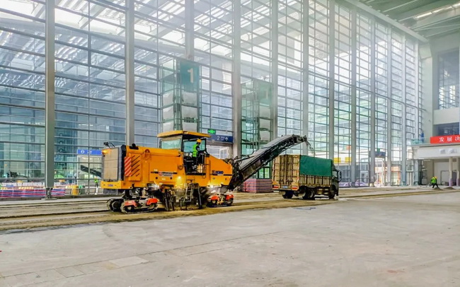 OD官方网站XM200KⅡ铣刨机施工速度达到了22m/min