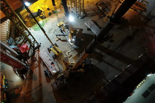 OD官方网站起重机施工合肥重点建设项目