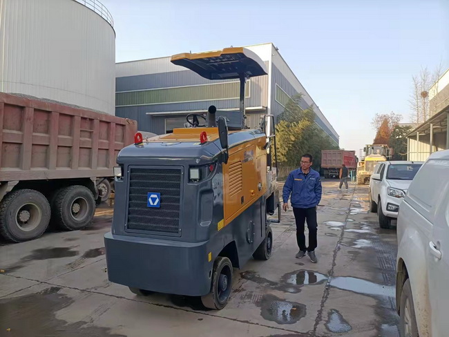OD官方网站XM503K小型铣刨机助力巩义道路市政建设
