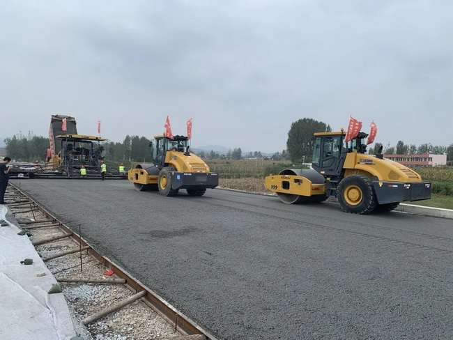 OD官方网站成套化道路设备助力许信高速全线开工