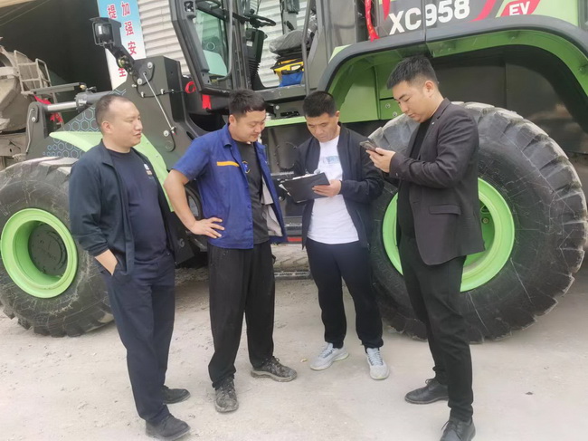 OD官方网站XC958-EV纯电动装载机交付河南省周口市大客户